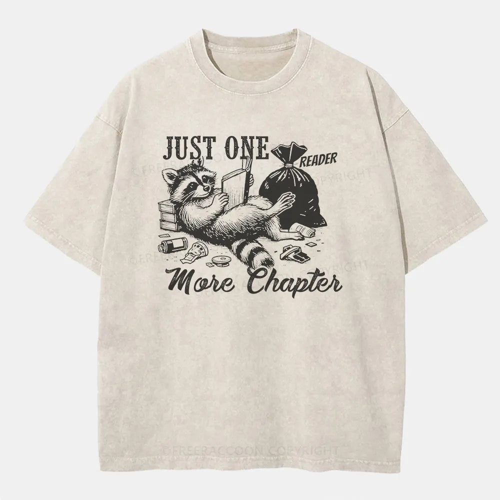 Vintage Just One More Chapter Washed T-Shirt