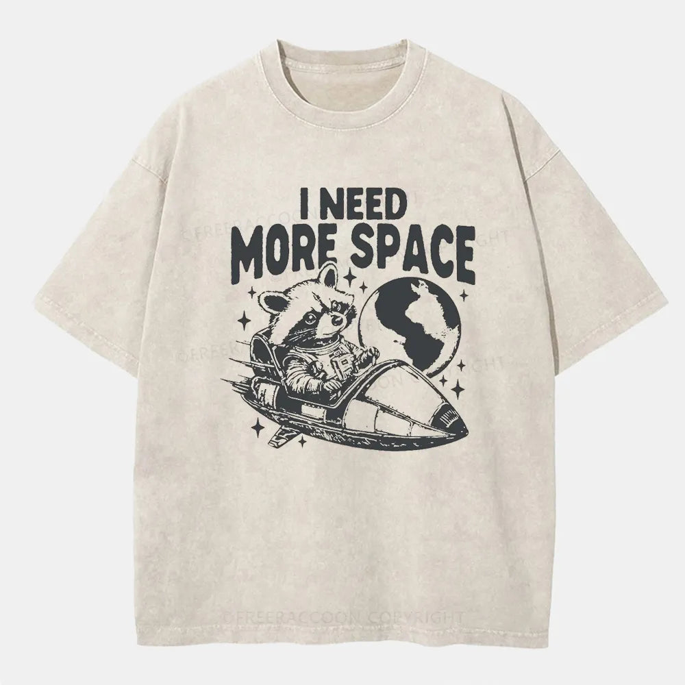 Vintage I Need More Space Washed T-Shirt