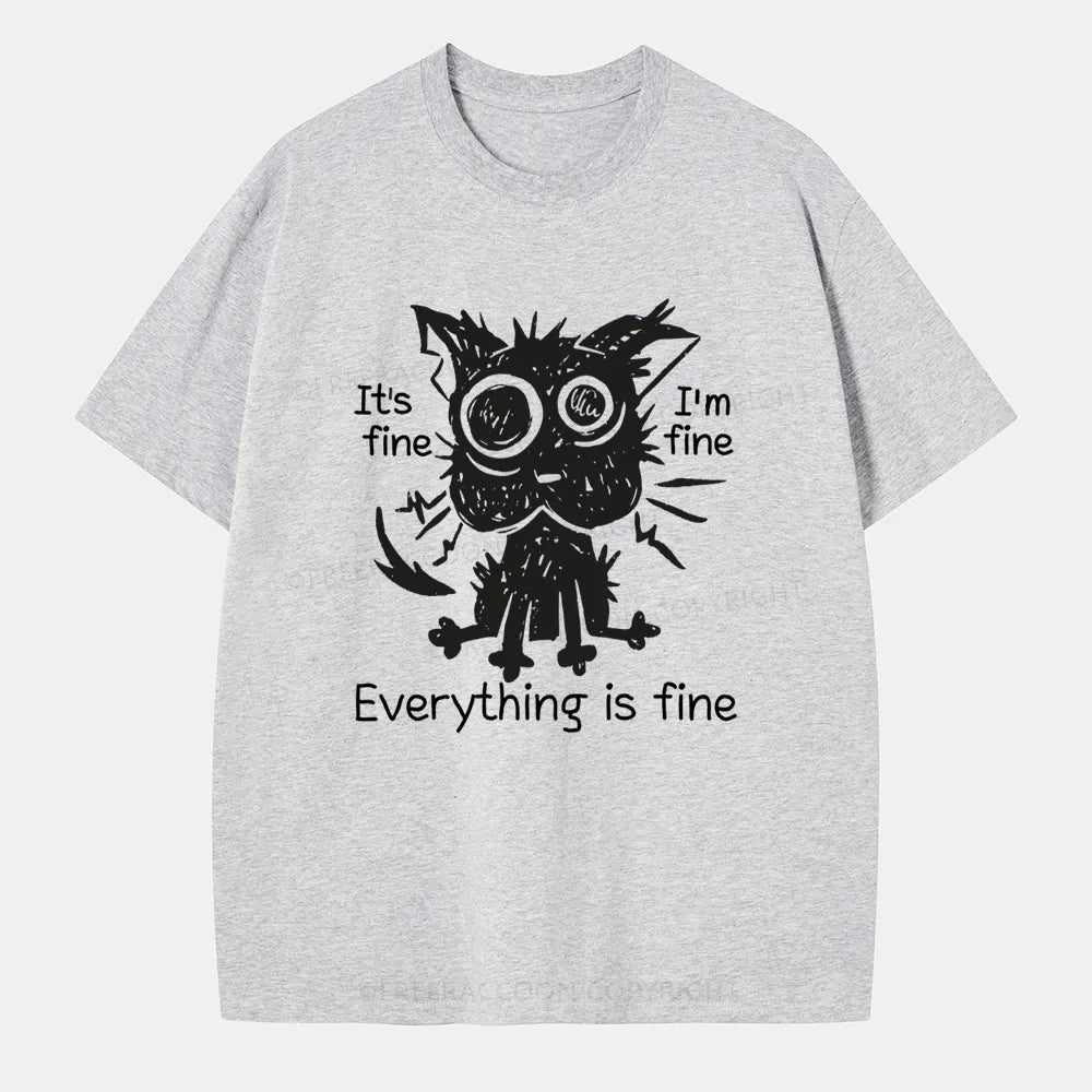 Vintage It'S Fine, I'M Fine, Everything Is Fine Classic T-Shirt