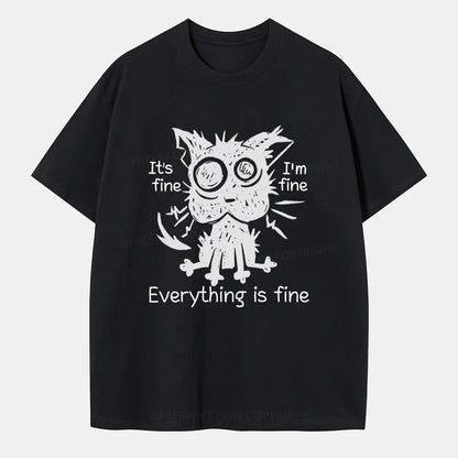 Vintage It'S Fine, I'M Fine, Everything Is Fine Classic T-Shirt