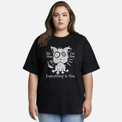 Vintage It'S Fine, I'M Fine, Everything Is Fine Classic T-Shirt