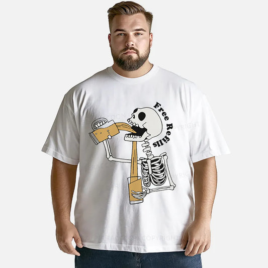 Vintage Free Refills Skeleton Classic T-Shirt