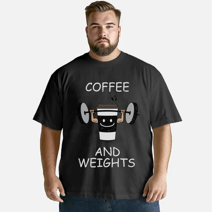 Vintage Coffee And Weights Classic T-Shirt