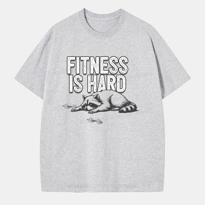 Vintage Fitness Is Hard Classic T-Shirt