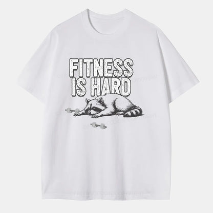 Vintage Fitness Is Hard Classic T-Shirt