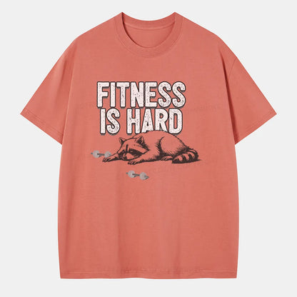 Vintage Fitness Is Hard Classic T-Shirt