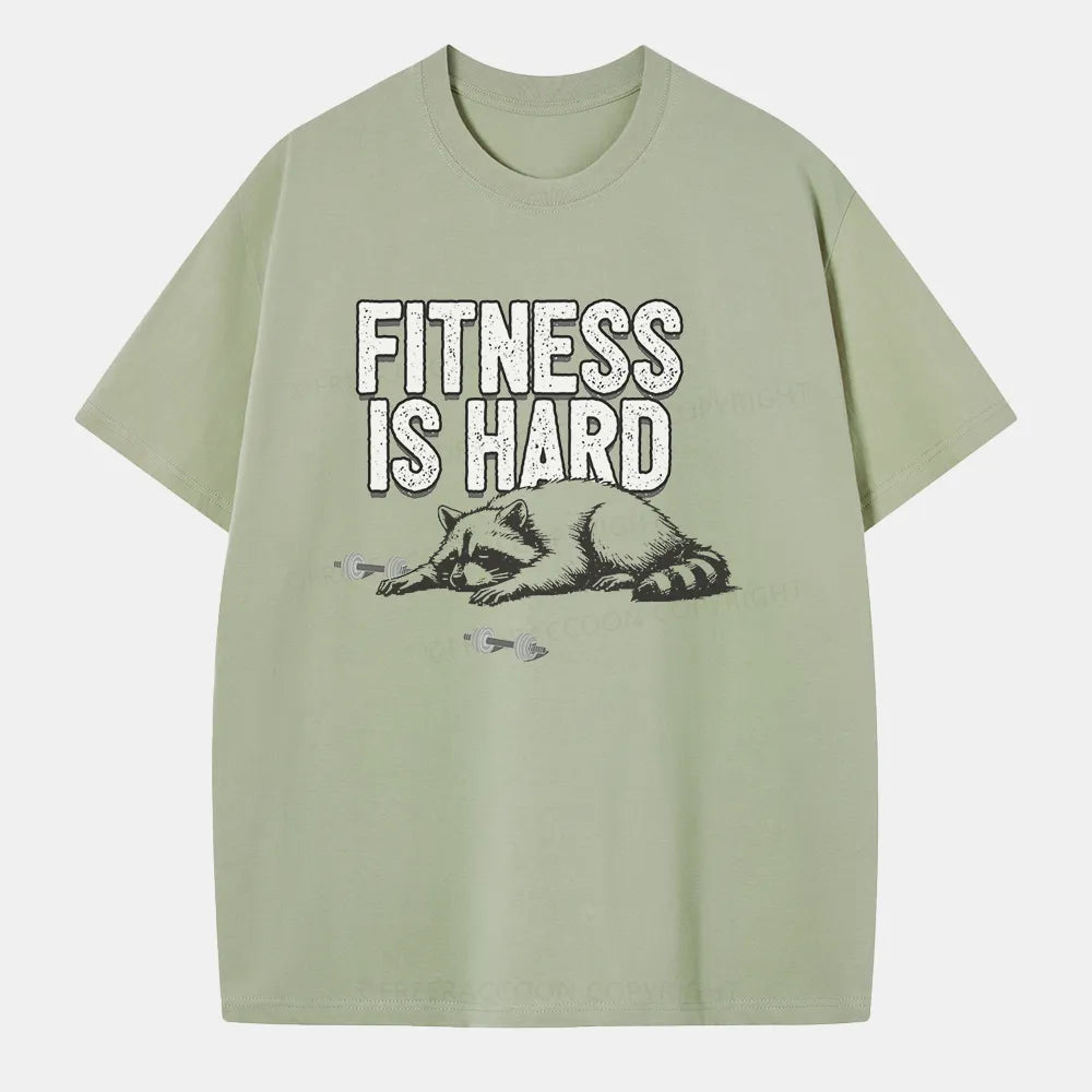 Vintage Fitness Is Hard Classic T-Shirt