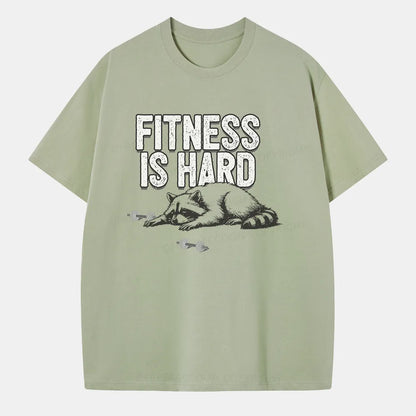 Vintage Fitness Is Hard Classic T-Shirt