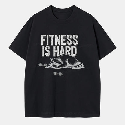 Vintage Fitness Is Hard Classic T-Shirt