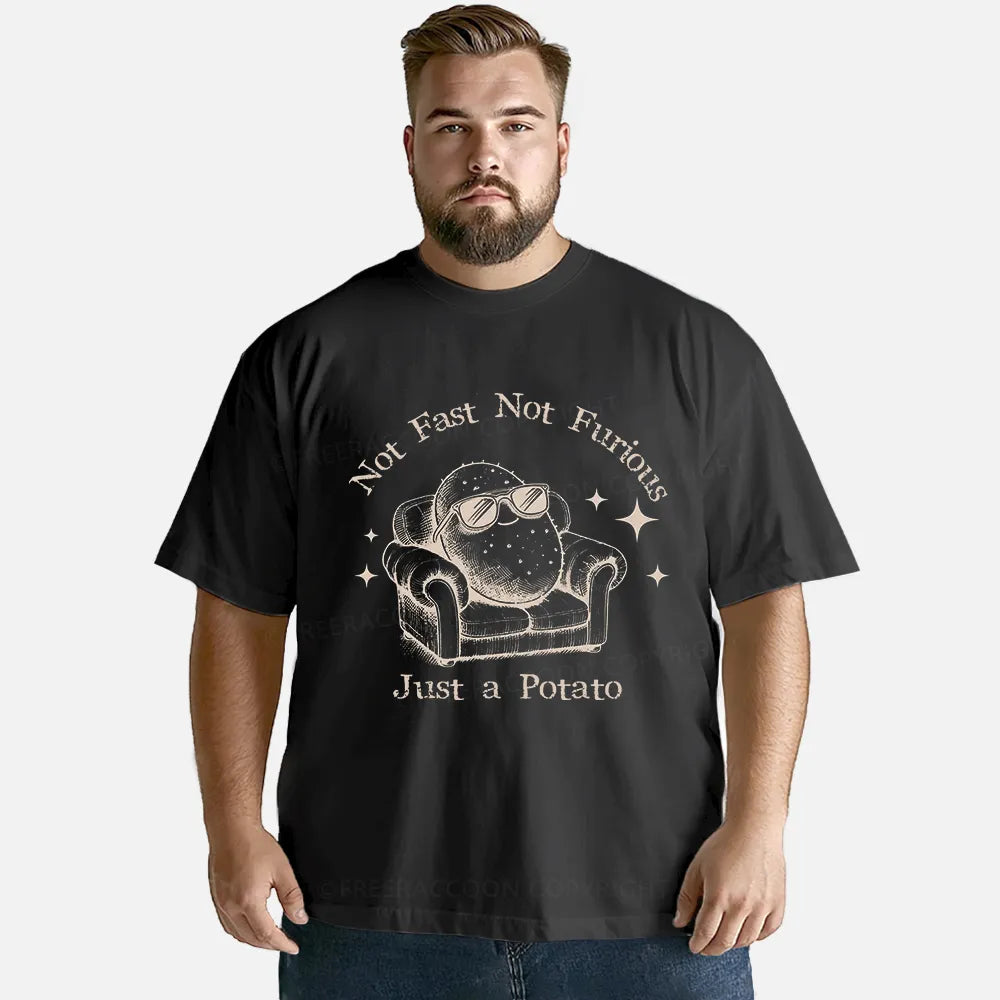 Vintage Not Fast Not Furious, Just A Potato Classic T-Shirt