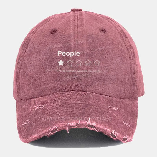 Vintage People, One Star Ripped Washed Cap