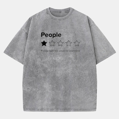 Vintage People, One Star Washed T-Shirt