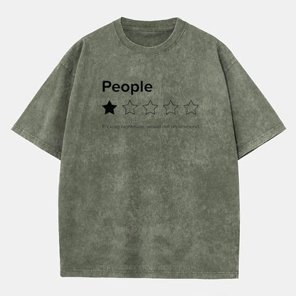 Vintage People, One Star Washed T-Shirt