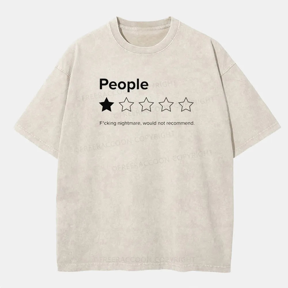 Vintage People, One Star Washed T-Shirt