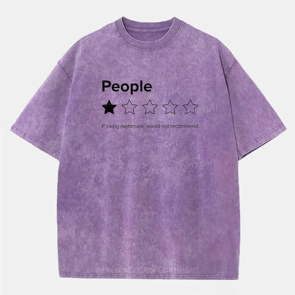 Vintage People, One Star Washed T-Shirt