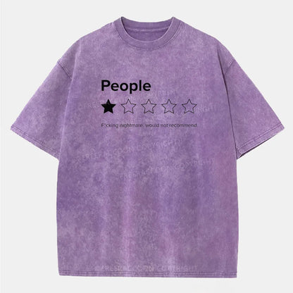 Vintage People, One Star Washed T-Shirt