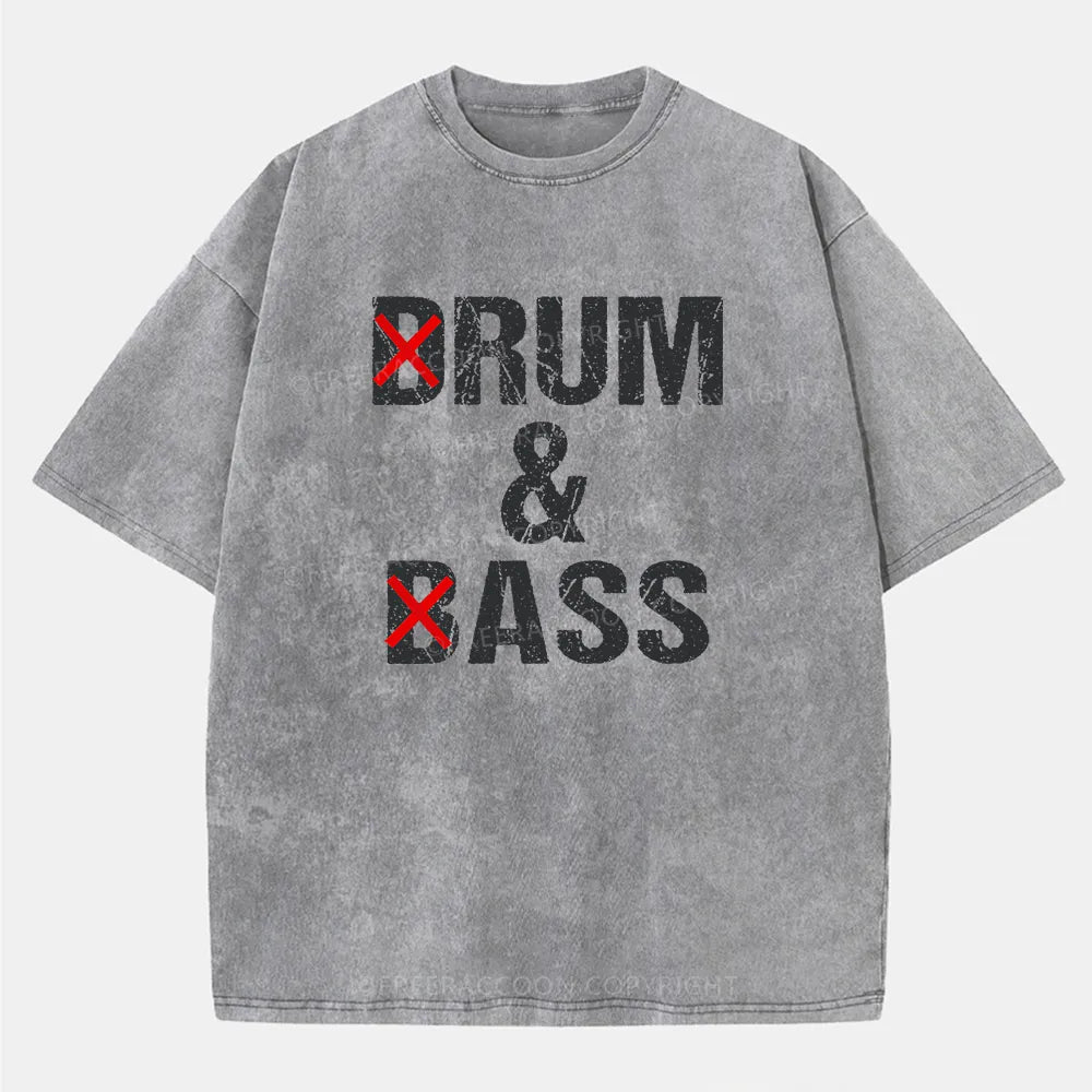 Vintage Drum And Bass Rum Ass Washed T-Shirt