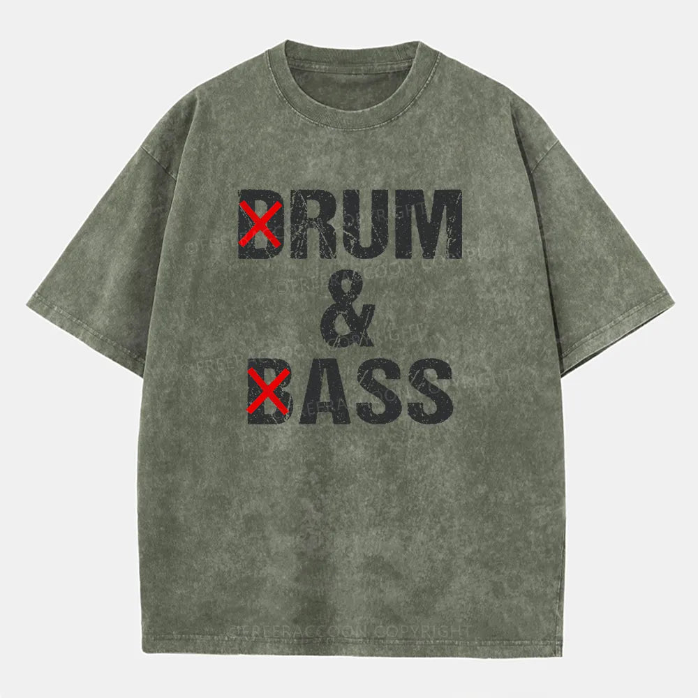 Vintage Drum And Bass Rum Ass Washed T-Shirt