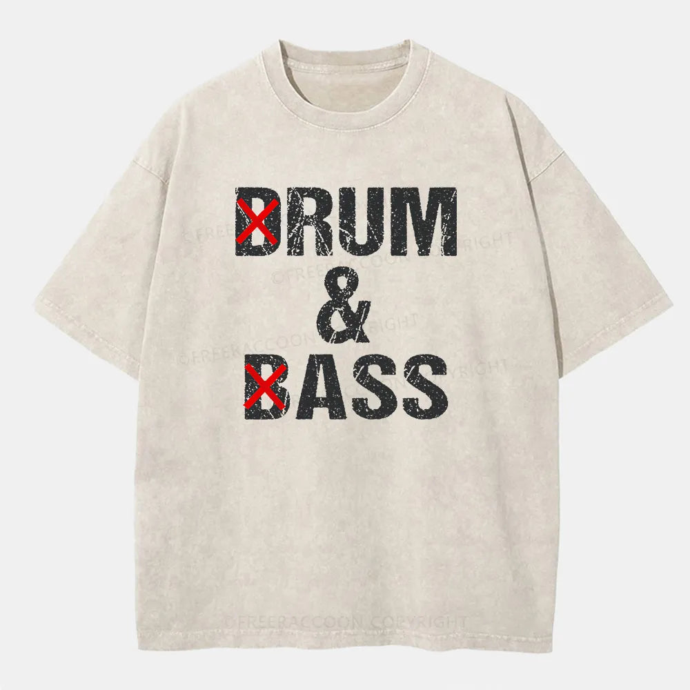 Vintage Drum And Bass Rum Ass Washed T-Shirt