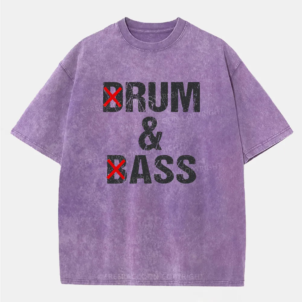 Vintage Drum And Bass Rum Ass Washed T-Shirt