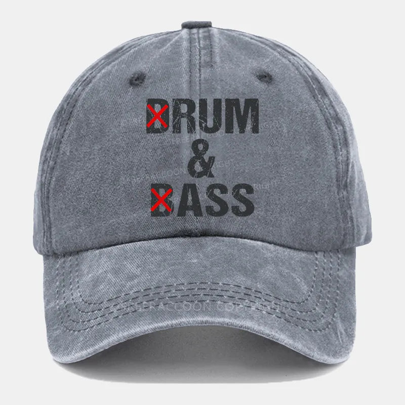 Vintage Drum And Bass Rum Ass Washed Cap