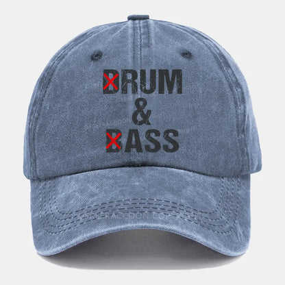 Vintage Drum And Bass Rum Ass Washed Cap