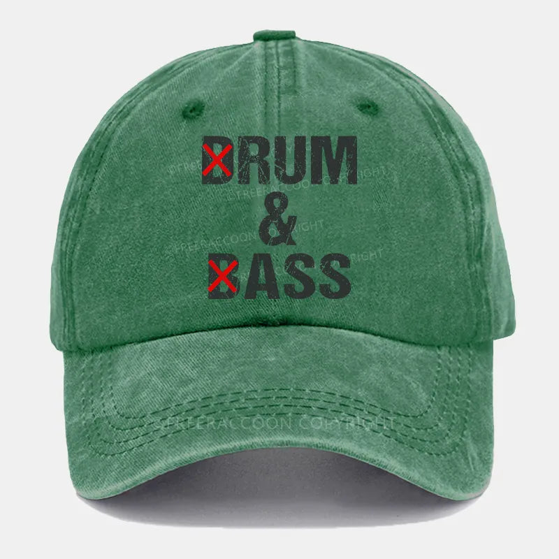 Vintage Drum And Bass Rum Ass Washed Cap