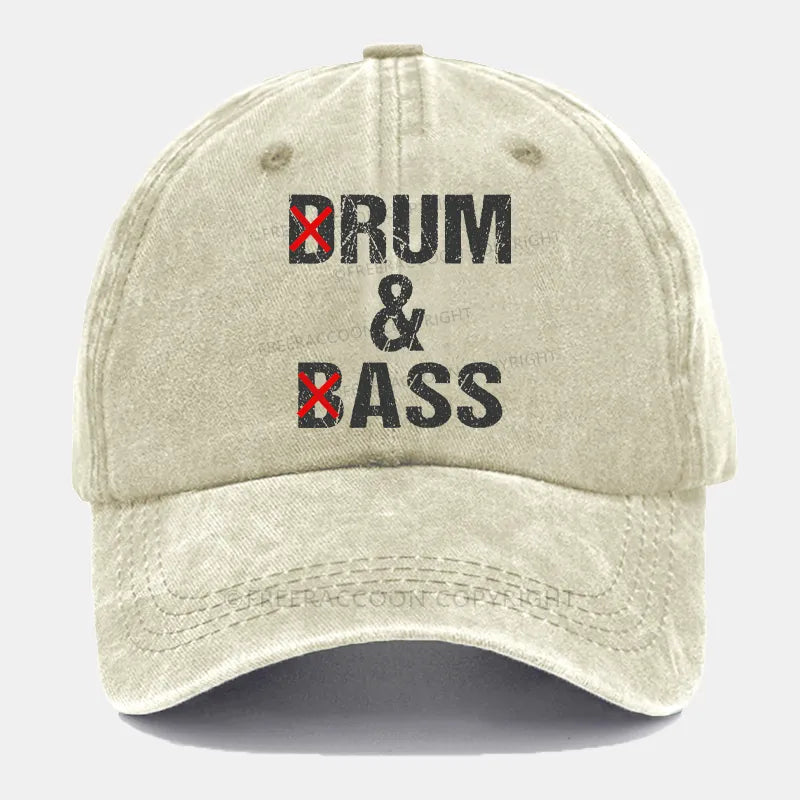 Vintage Drum And Bass Rum Ass Washed Cap