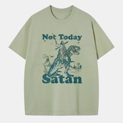 Vintage Not Today Satan Classic T-Shirt