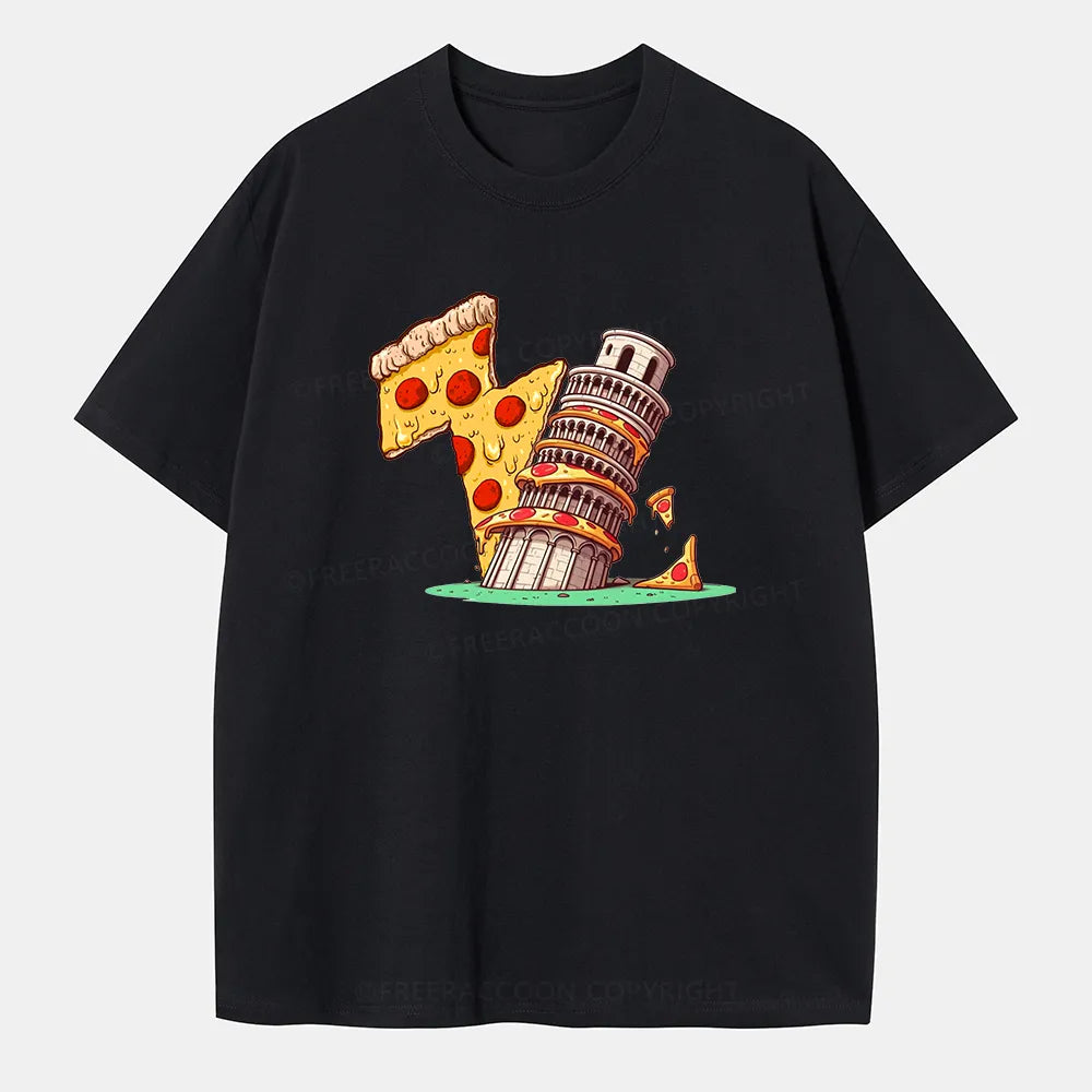 Vintage Leaning Tower Of Pizza Classic T-Shirt