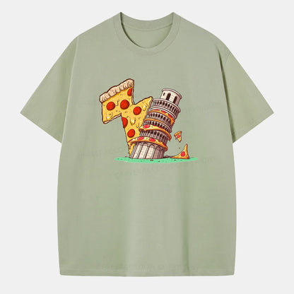 Vintage Leaning Tower Of Pizza Classic T-Shirt