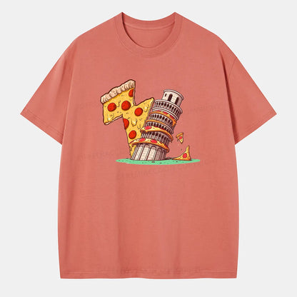 Vintage Leaning Tower Of Pizza Classic T-Shirt