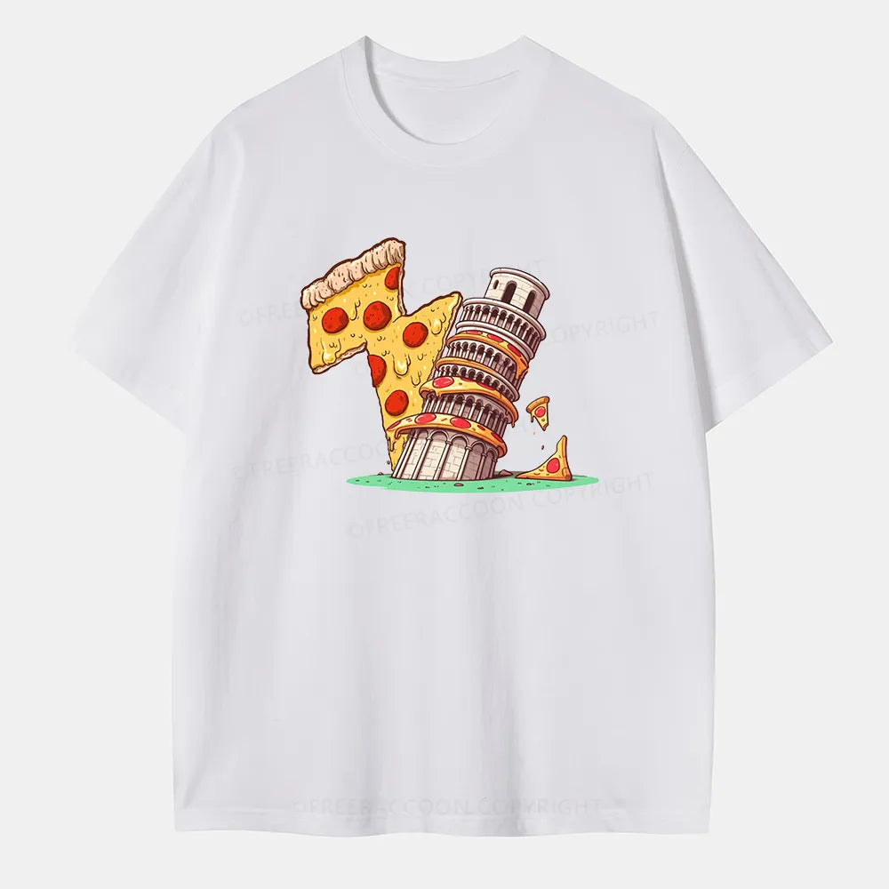 Vintage Leaning Tower Of Pizza Classic T-Shirt