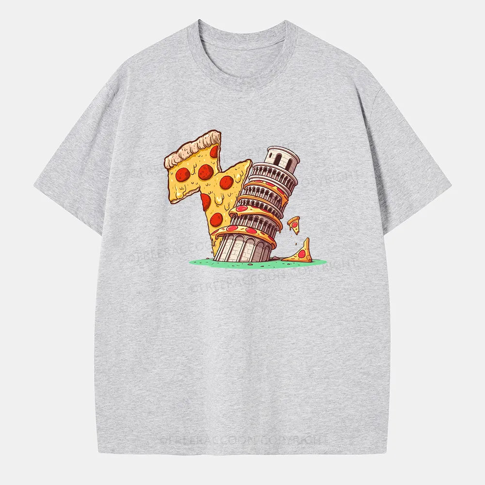 Vintage Leaning Tower Of Pizza Classic T-Shirt