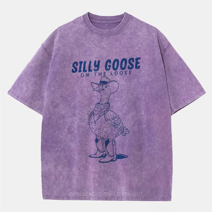 Vintage Silly Goose On The Loose Washed T-Shirt