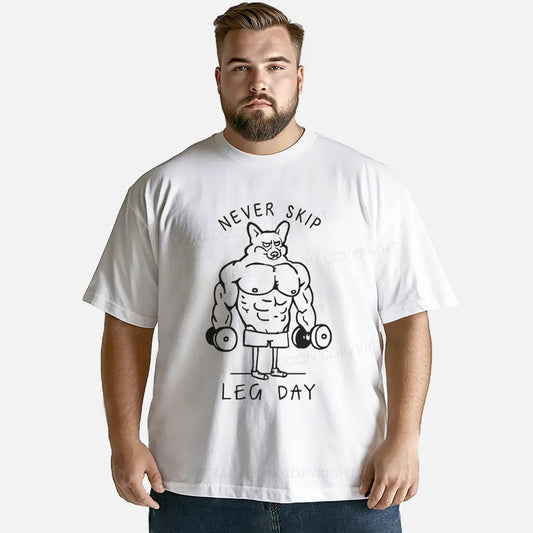 Vintage Never Skip Leg Day Classic T-Shirt