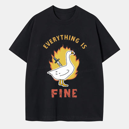 Vintage Everything Is Fine Classic T-Shirt