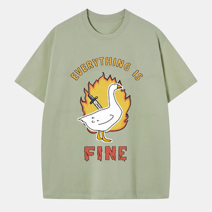 Vintage Everything Is Fine Classic T-Shirt