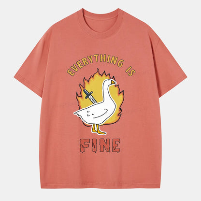 Vintage Everything Is Fine Classic T-Shirt