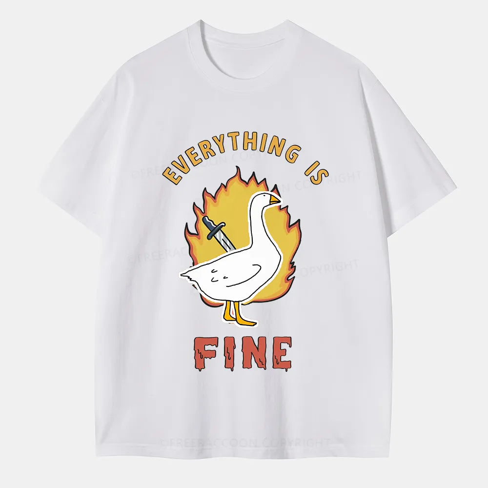 Vintage Everything Is Fine Classic T-Shirt