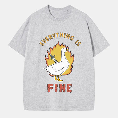 Vintage Everything Is Fine Classic T-Shirt