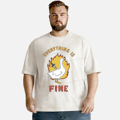 Vintage Everything Is Fine Washed T-Shirt