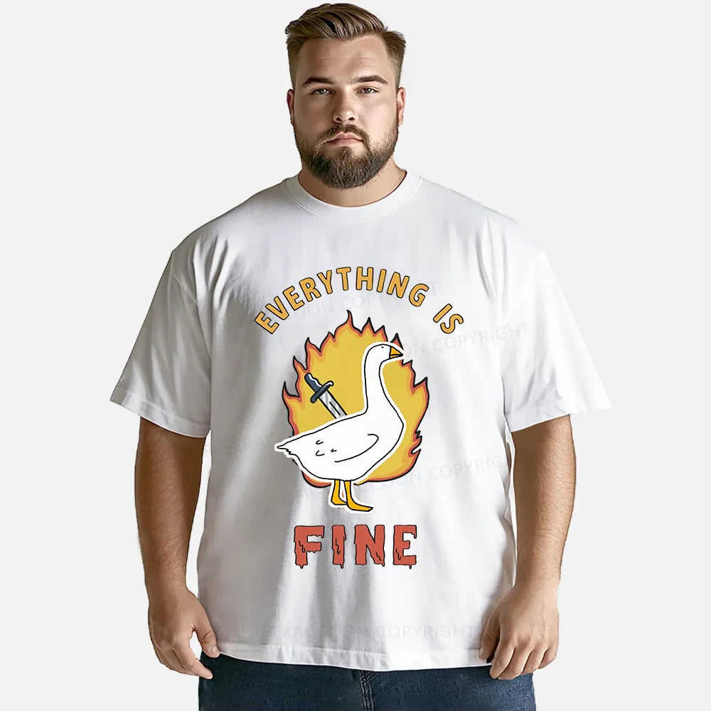 Vintage Everything Is Fine Classic T-Shirt