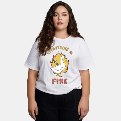 Vintage Everything Is Fine Classic T-Shirt