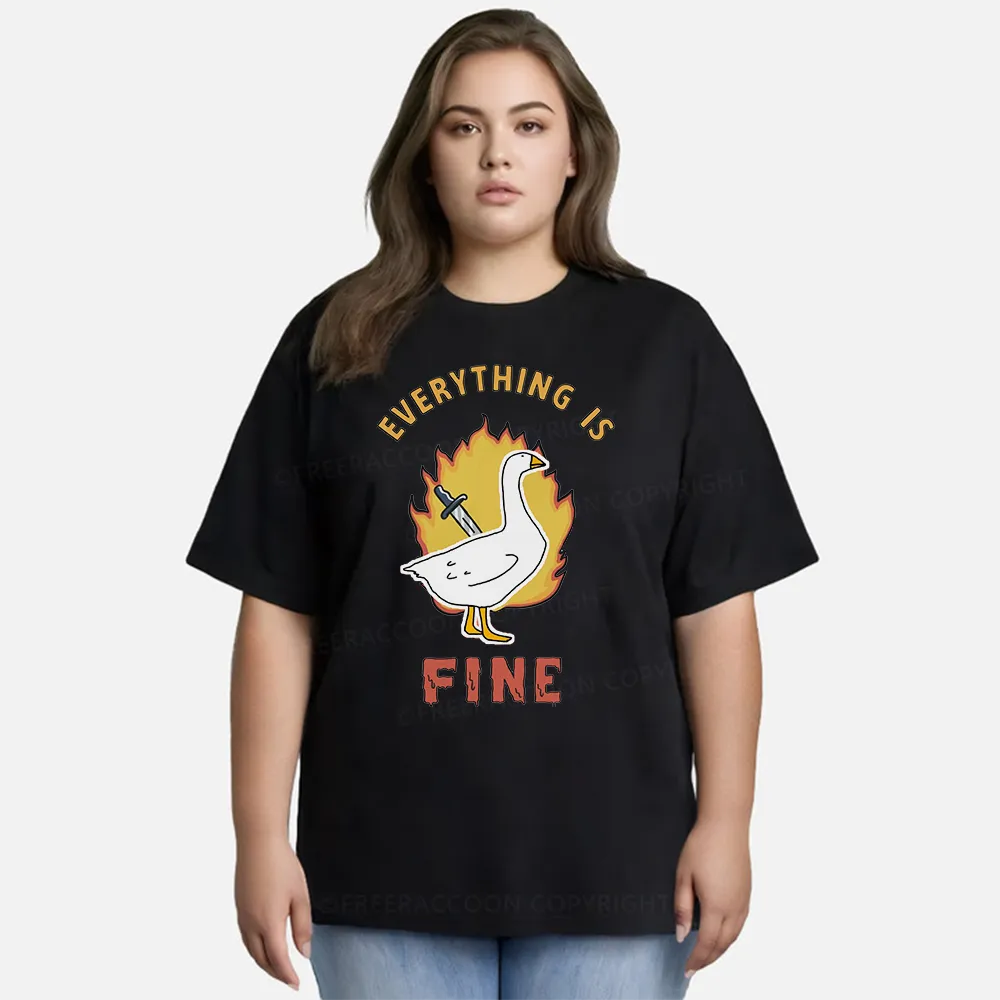 Vintage Everything Is Fine Classic T-Shirt