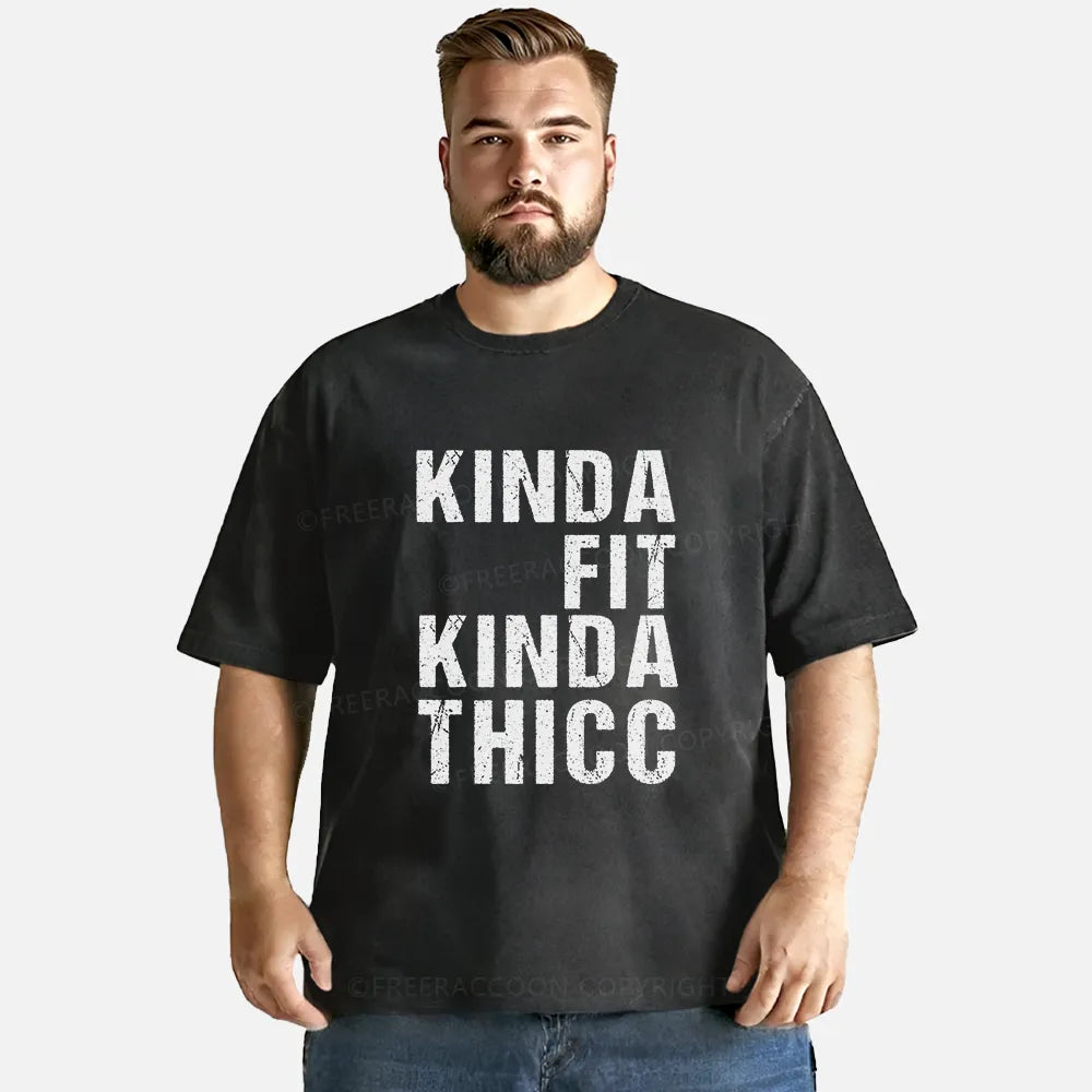 Vintage Kinda Fit Kinda Thicc Washed T-Shirt