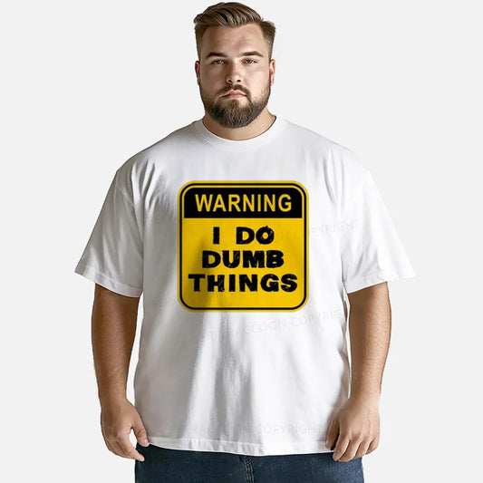 Vintage Warning: I Do Dumb Things Classic T-Shirt