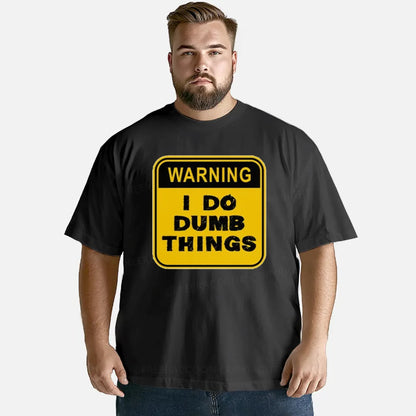 Vintage Warning: I Do Dumb Things Classic T-Shirt