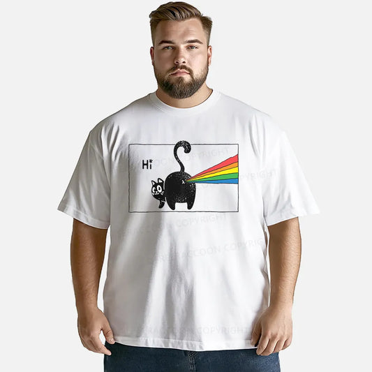 Vintage Rainbow Cat Fart Classic T-Shirt