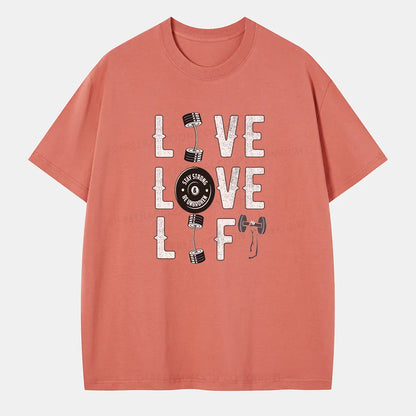 Vintage Live Love Lift Classic T-Shirt